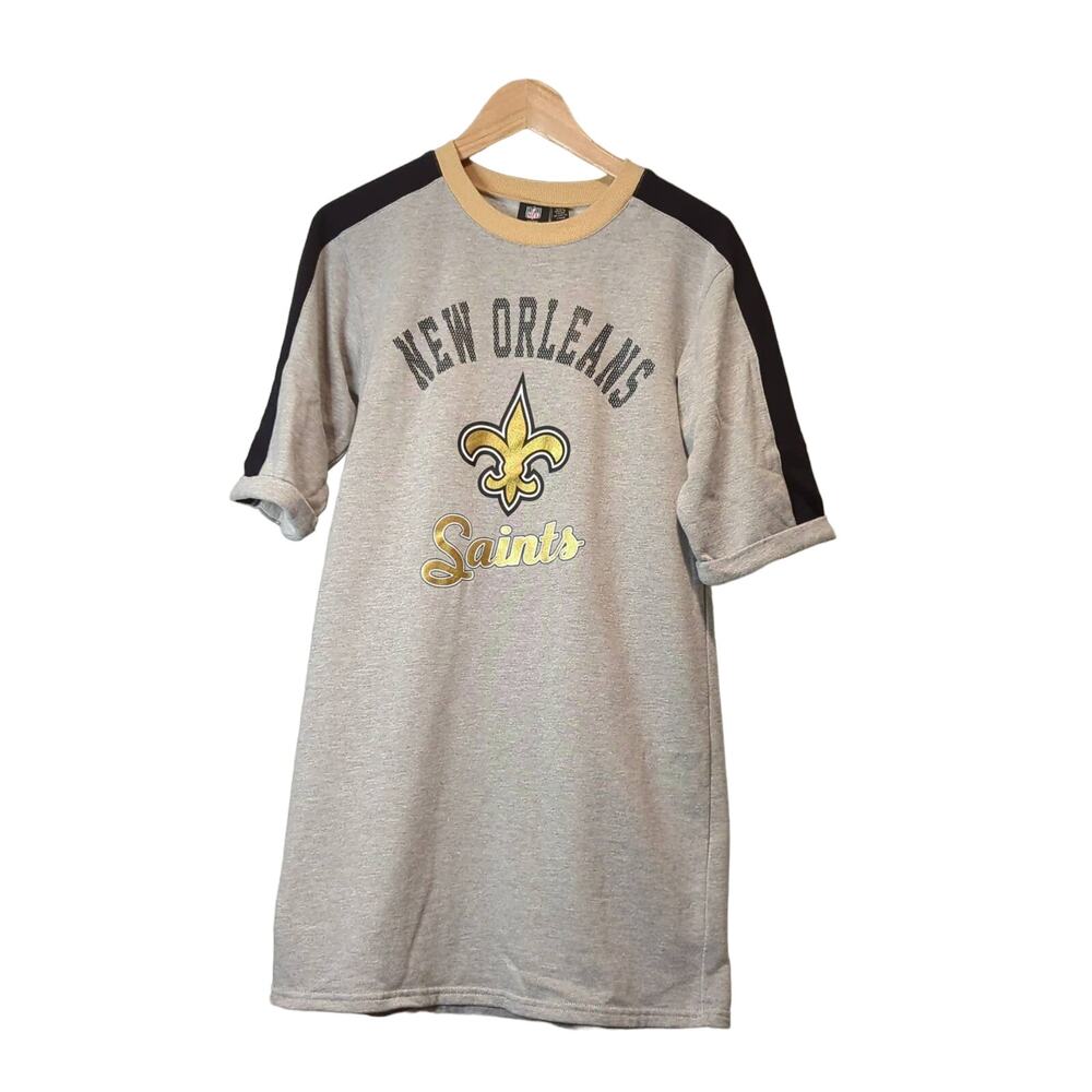 NFL New Orleans Saints Women's G-III 4Her Sweatshirt Dress Size Small